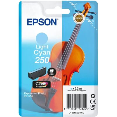 Cartouche d'encre Light Cyan Epson 250 Photo HD - Cartouche d'encre Cartouche d'encre Light Cyan Epson 250 Photo HD - Cartouche d'encre