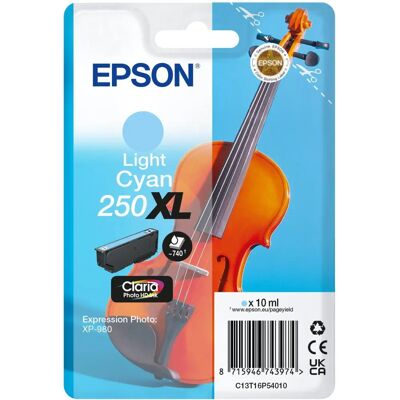 Cartucho de tinta Epson Violin Claria Photo HD - Cian claro - Tipo de producto: Cartucho de tinta Cartucho de tinta Epson Violin Claria Photo HD - Cian claro - Tipo de producto: Cartucho de tinta