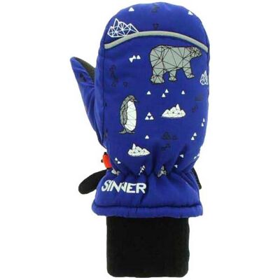 Mitaines Sinner Tim - Gants d'Hiver Imperméables pour Enfants Bleus - Publicité Mitaines Sinner Tim - Gants d'Hiver Imperméables pour Enfants Bleus - Publicité