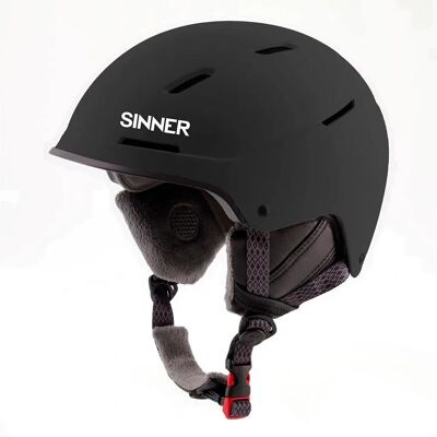 Sinner Whistler Skihelm - Mat Zwart - Verstelbare Ventilatie - Unisex Sinner Whistler Skihelm - Mat Zwart - Verstelbare Ventilatie - Unisex