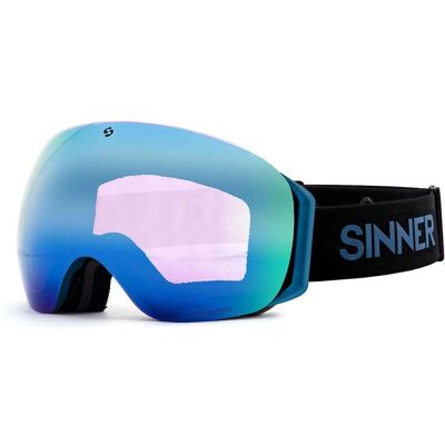 Lunettes de Ski Sinner Avon - Bleu/Orange Double Sintrast - Protection UV - Publicité Lunettes de Ski Sinner Avon - Bleu/Orange Double Sintrast - Protection UV - Publicité