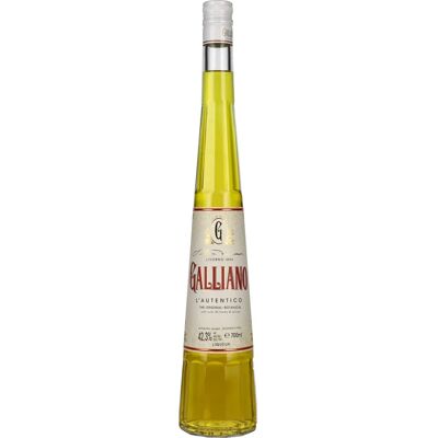 Liqueur Herbes Galliano L'Autentico - 42,3% 0,7L Italie - Publicité Liqueur Herbes Galliano L'Autentico - 42,3% 0,7L Italie - Publicité