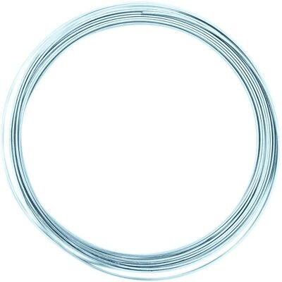Fil de bricolage en aluminium bleu glace 3,5x1mm 5m Fil de bricolage en aluminium bleu glace 3,5x1mm 5m