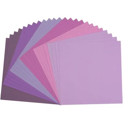 Papier de scrapbooking Vaessen Creative Florence - 216g, 12x12, 24 feuilles, Violet Papier de scrapbooking Vaessen Creative Florence - 216g, 12x12, 24 feuilles, Violet