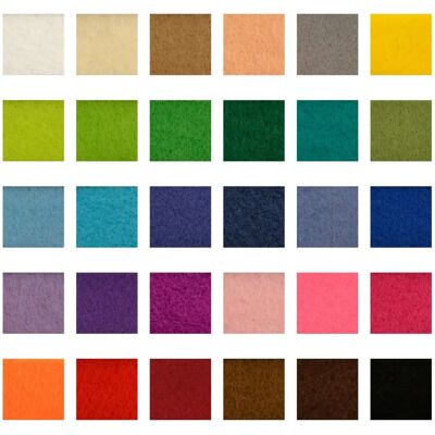 Feuilles de Feutre Multicolores Vaessen Kreativ - Fait Main Feuilles de Feutre Multicolores Vaessen Kreativ - Fait Main