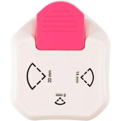 Vaessen 3-in-1 Hoekstanzer - 8mm, 14mm, 20mm - Voor papier en karton Vaessen 3-in-1 Hoekstanzer - 8mm, 14mm, 20mm - Voor papier en karton