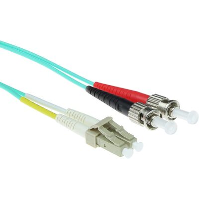 ACT 20m Aqua OM3 Glasfaserkabel - Duplex, LC/ST - 10Gbps ACT 20m Aqua OM3 Glasfaserkabel - Duplex, LC/ST - 10Gbps
