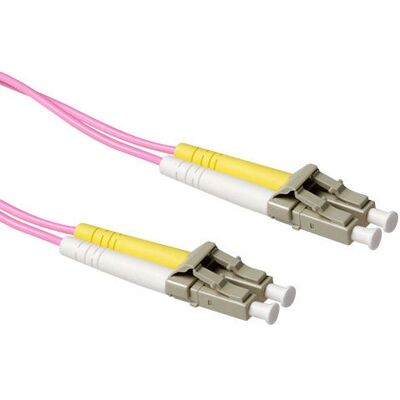 ACT RL9752 Violett 0,25m Glasfaserkabel - OM4 Duplex LSZH ACT RL9752 Violett 0,25m Glasfaserkabel - OM4 Duplex LSZH