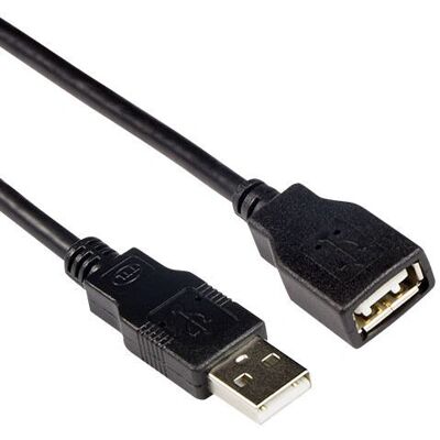 ACT USB-Kabel SB0036 - 3m, Schwarz, USB 2.0 ACT USB-Kabel SB0036 - 3m, Schwarz, USB 2.0