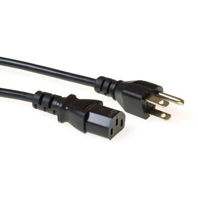 ACT AK5062 Câble d'alimentation 2,5 m - Type B C13 - Noir ACT AK5062 Câble d'alimentation 2,5 m - Type B C13 - Noir
