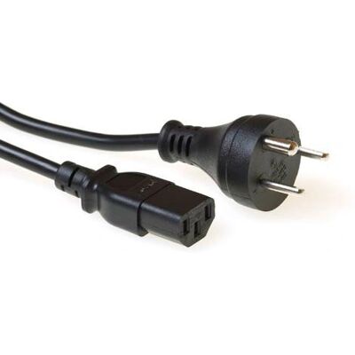 ACT AK5064 Stromkabel - 2,5m Typ K C13 - Schwarz ACT AK5064 Stromkabel - 2,5m Typ K C13 - Schwarz