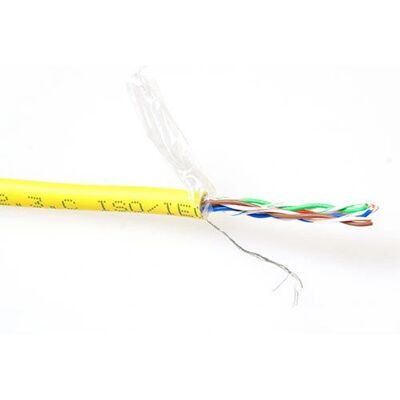 ACT Hochwertiges Gelbes CAT5e F/UTP LSZH Netzwerkkabel - 100m ACT Hochwertiges Gelbes CAT5e F/UTP LSZH Netzwerkkabel - 100m
