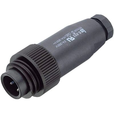 Binder IP67 Kabelmontage Connector - 3+PE, 6-9,5mm Binder IP67 Kabelmontage Connector - 3+PE, 6-9,5mm