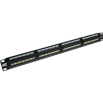 ACT P24AK1 Patchpanel 24-Ports ungeschirmt 45° CAT5E ACT P24AK1 Patchpanel 24-Ports ungeschirmt 45° CAT5E