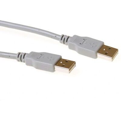ACT USB 2.0 Verbindungskabel Elfenbein - 3m USB Kabel ACT USB 2.0 Verbindungskabel Elfenbein - 3m USB Kabel