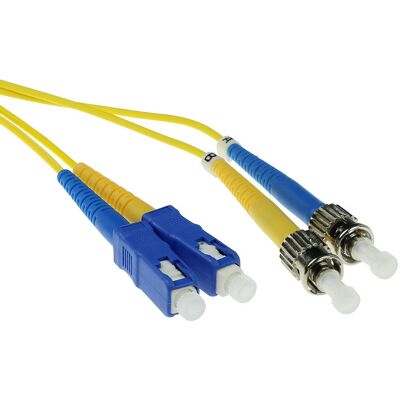 ACT RL2910 Duplex Glasfaserkabel - 10m, OS2, SC/ST, Gelb ACT RL2910 Duplex Glasfaserkabel - 10m, OS2, SC/ST, Gelb