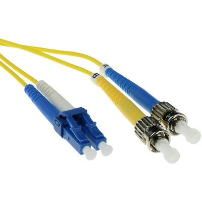ACT RL7903 Câble Fibre Optic Duplex LSZH 3m Jaune - Transfert de données ACT RL7903 Câble Fibre Optic Duplex LSZH 3m Jaune - Transfert de données