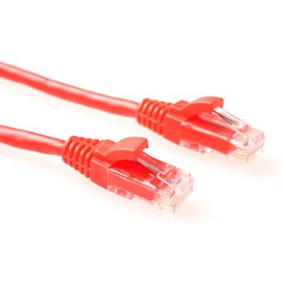 ACT Rotes 0,5 m CAT6 U/UTP Netzwerkkabel ACT Rotes 0,5 m CAT6 U/UTP Netzwerkkabel