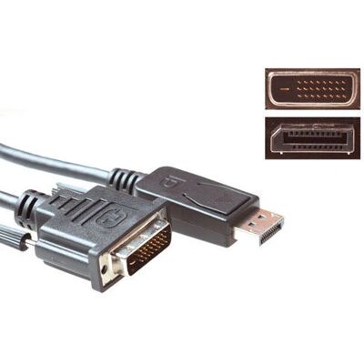ACT AK3995 Adaptateur câble vidéo DisplayPort à DVI-D 1,8 m ACT AK3995 Adaptateur câble vidéo DisplayPort à DVI-D 1,8 m
