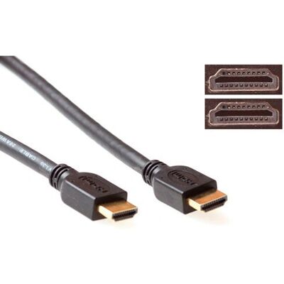 ACT HDMI-Kabel - 1,5 m Hochgeschwindigkeits HDMI-A - Schwarz ACT HDMI-Kabel - 1,5 m Hochgeschwindigkeits HDMI-A - Schwarz