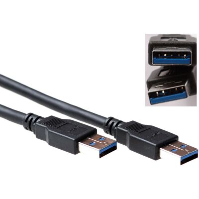 ACT SB3010 USB Kabel - USB 3.2 Gen 1 0,5 m Schwarz ACT SB3010 USB Kabel - USB 3.2 Gen 1 0,5 m Schwarz