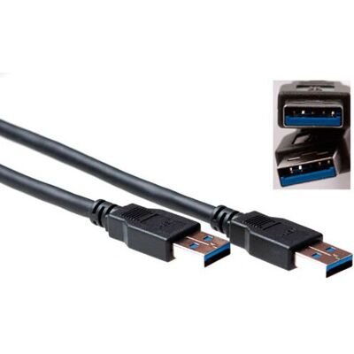 ACT SB3011 USB Kabel - 1m, USB 3.2 Gen 1, Schwarz ACT SB3011 USB Kabel - 1m, USB 3.2 Gen 1, Schwarz