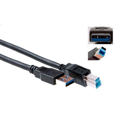 ACT USB-Kabel SB3019 - USB 3.2 Gen 1 2 m Schwarz ACT USB-Kabel SB3019 - USB 3.2 Gen 1 2 m Schwarz
