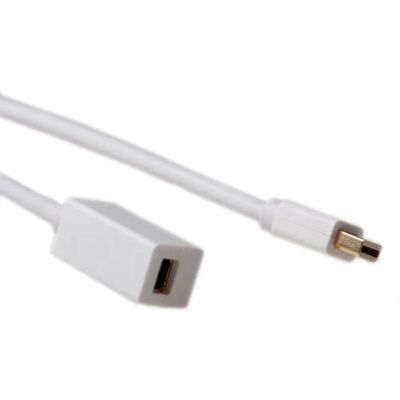 ACT AK3956 Weiß 1,5 m Mini DisplayPort Kabel ACT AK3956 Weiß 1,5 m Mini DisplayPort Kabel