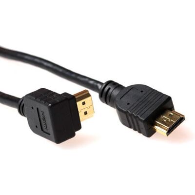 ACT 3m HDMI Kabel - 4K 60Hz - Rechtwinkel & Gerade - Vergoldet ACT 3m HDMI Kabel - 4K 60Hz - Rechtwinkel & Gerade - Vergoldet