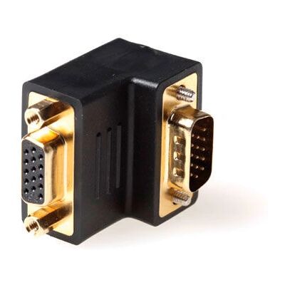 ACT AB9066 VGA Stecker-Adapter männlich auf weiblich, abgewinkelt ACT AB9066 VGA Stecker-Adapter männlich auf weiblich, abgewinkelt