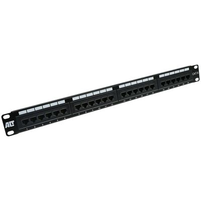 ACT PP1010 Patchpaneel - 24 Ports Unshielded CAT6 ACT PP1010 Patchpaneel - 24 Ports Unshielded CAT6