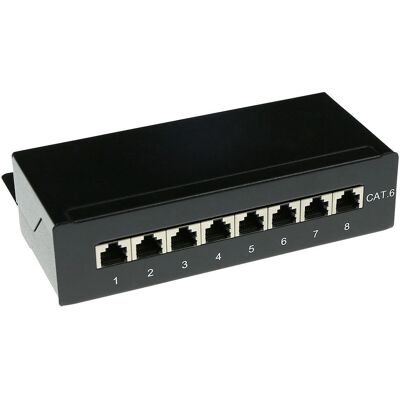 ACT FA6001 Boîte de sortie - RJ45, Noir, Acier inoxydable - Publicité ACT FA6001 Boîte de sortie - RJ45, Noir, Acier inoxydable - Publicité