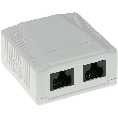 ACT FA6002 Wandmontierte Unge Shielded CAT6 Dose ACT FA6002 Wandmontierte Unge Shielded CAT6 Dose