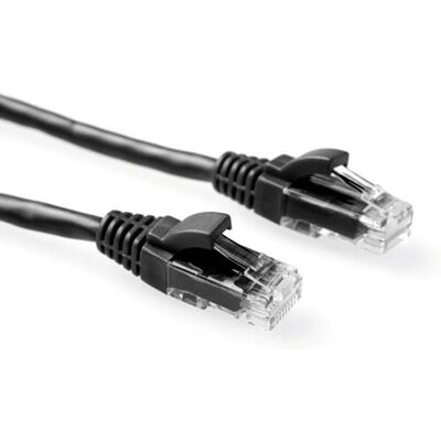 ACT Schwarzes 7m Cat6 UTP Netzwerkkabel - Kupfer, Rj45, 5J ACT Schwarzes 7m Cat6 UTP Netzwerkkabel - Kupfer, Rj45, 5J