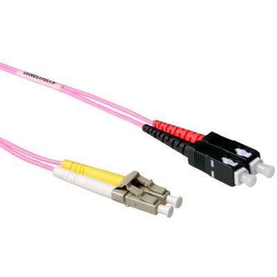 Advanced Cable Technology 3m Câble Fibre OM4 - Duplex, Bleu - Publicité Advanced Cable Technology 3m Câble Fibre OM4 - Duplex, Bleu - Publicité