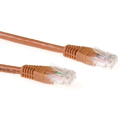 ACT CAT6A UTP 1m - Netzwerkkabel - Braun ACT CAT6A UTP 1m - Netzwerkkabel - Braun
