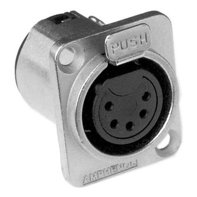 Amphenol AC5FDZ 5-poliger XLR-Stecker Typ D - Kabelverbinder Amphenol AC5FDZ 5-poliger XLR-Stecker Typ D - Kabelverbinder