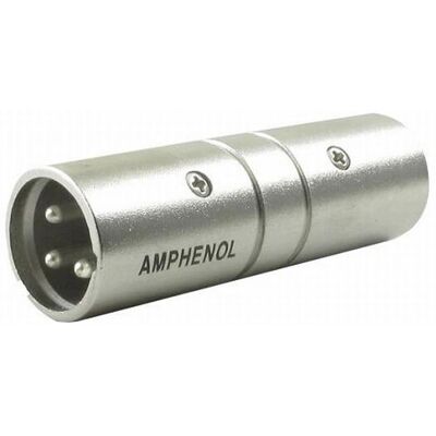 Amphenol AC3M3MW Male XLR Adapter - Kabel-Adapter Amphenol AC3M3MW Male XLR Adapter - Kabel-Adapter