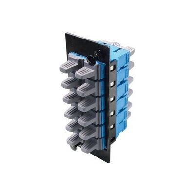 Molex - AFR-00375 - LC Quad 12 Fibre MM OM3 plaque adaptatrice Molex - AFR-00375 - LC Quad 12 Fibre MM OM3 plaque adaptatrice