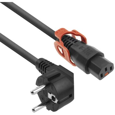 ACT AK5150 Kabel zasilający CEE7/7 C13 Lock+ 1m ACT AK5150 Kabel zasilający CEE7/7 C13 Lock+ 1m