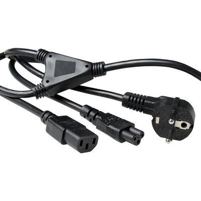 ACT Netzleitung 1,8m Schwarz CEE7/7 - Stromkabel ACT Netzleitung 1,8m Schwarz CEE7/7 - Stromkabel
