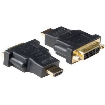 ACT Marken DVI-HDMI Adapter - Schwarz - Kabel Gender Changer ACT Marken DVI-HDMI Adapter - Schwarz - Kabel Gender Changer