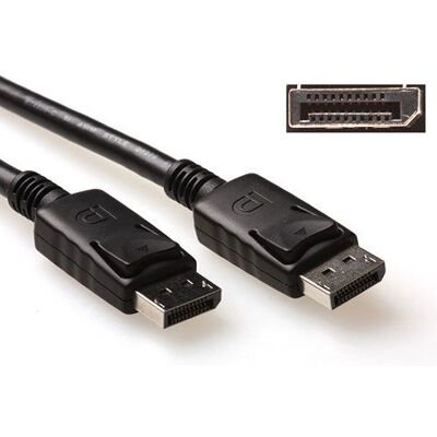 ACT AK3978 1m DisplayPort Kabel - Schwarz ACT AK3978 1m DisplayPort Kabel - Schwarz