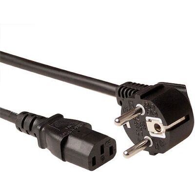 ACT Stromkabel - 230V LSZH CEE7/7 Haaks - Schwarz - 1,5 m ACT Stromkabel - 230V LSZH CEE7/7 Haaks - Schwarz - 1,5 m