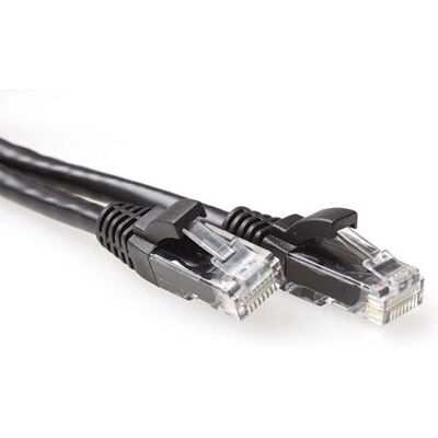ACT IB2952 0,25m Cat6a U/UTP Netzwerkkabel - Schwarz ACT IB2952 0,25m Cat6a U/UTP Netzwerkkabel - Schwarz