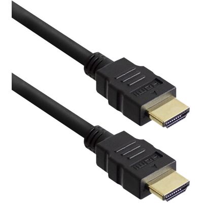 Câble HDMI Ewent EC3901 1m - Support 4K - Noir - Publicité Câble HDMI Ewent EC3901 1m - Support 4K - Noir - Publicité