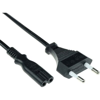 ACT Stromkabel AK5242 - 230V, 3m, Euro zu C7 - Schwarz - Stromkabel ACT Stromkabel AK5242 - 230V, 3m, Euro zu C7 - Schwarz - Stromkabel