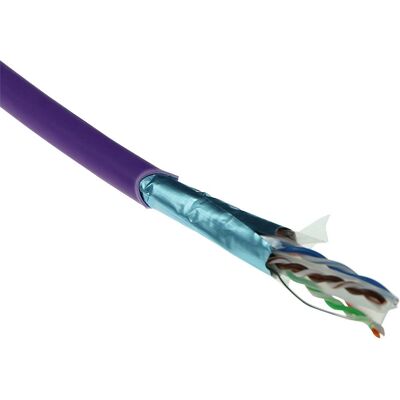 Câble réseau Cat6A F/UTP Violet 305m ACT Câble réseau Cat6A F/UTP Violet 305m ACT