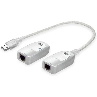 ACT AC6060 Ensemble d’Extension USB - 60m UTP - Blanc ACT AC6060 Ensemble d’Extension USB - 60m UTP - Blanc