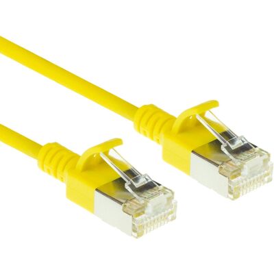 ACT Gelbes 3m LSZH U/FTP CAT6A Netzwerkkabel - Snagless, Slim, 3m ACT Gelbes 3m LSZH U/FTP CAT6A Netzwerkkabel - Snagless, Slim, 3m